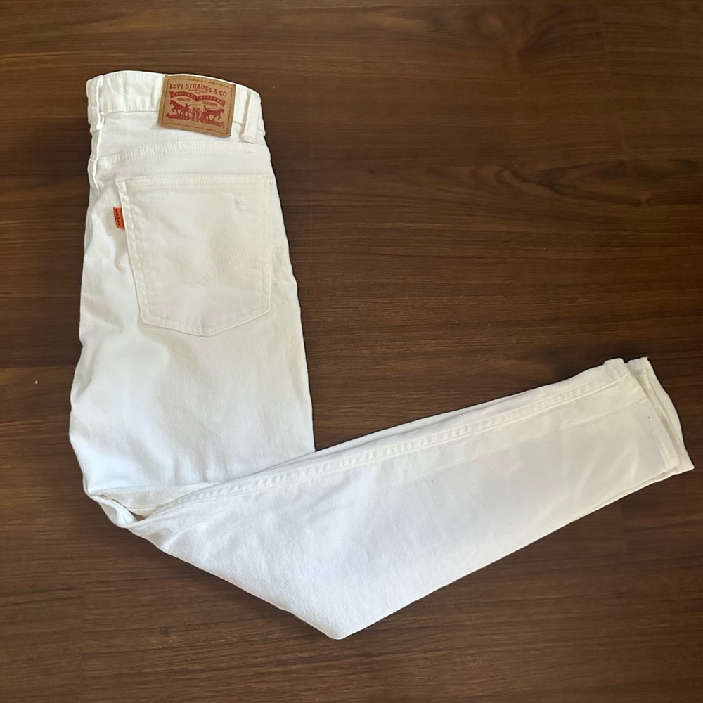 Levi’s White Denim Jeans Size 25